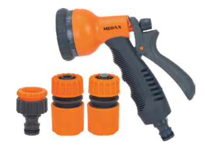KIT HIDROPISTOLA DE 8 POSICOES COM ENGATES