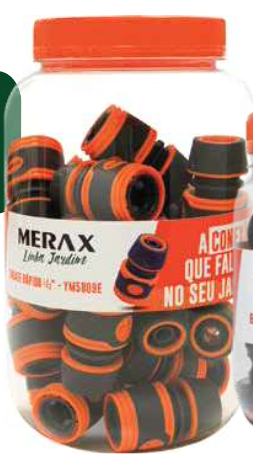 ENGATE RAPIDO 1/2" EM EMBALAGEM PET DE 25 UN