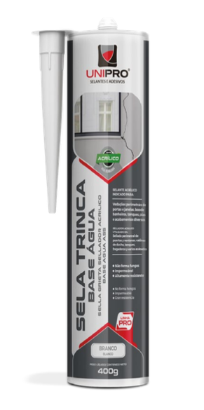 CART. SIL. BASE AGUA UNIPRO BRANCO 400G