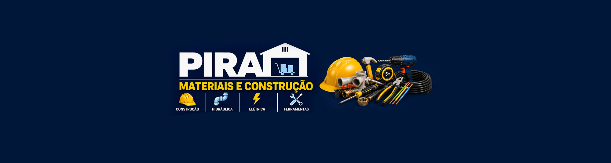 Banner Pira Materiais e Construção